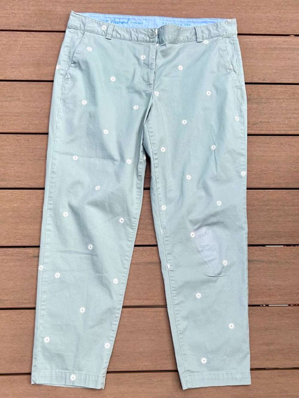 Talbots "The Weekend Chino" Daisy Pants - Picture 3 of 5